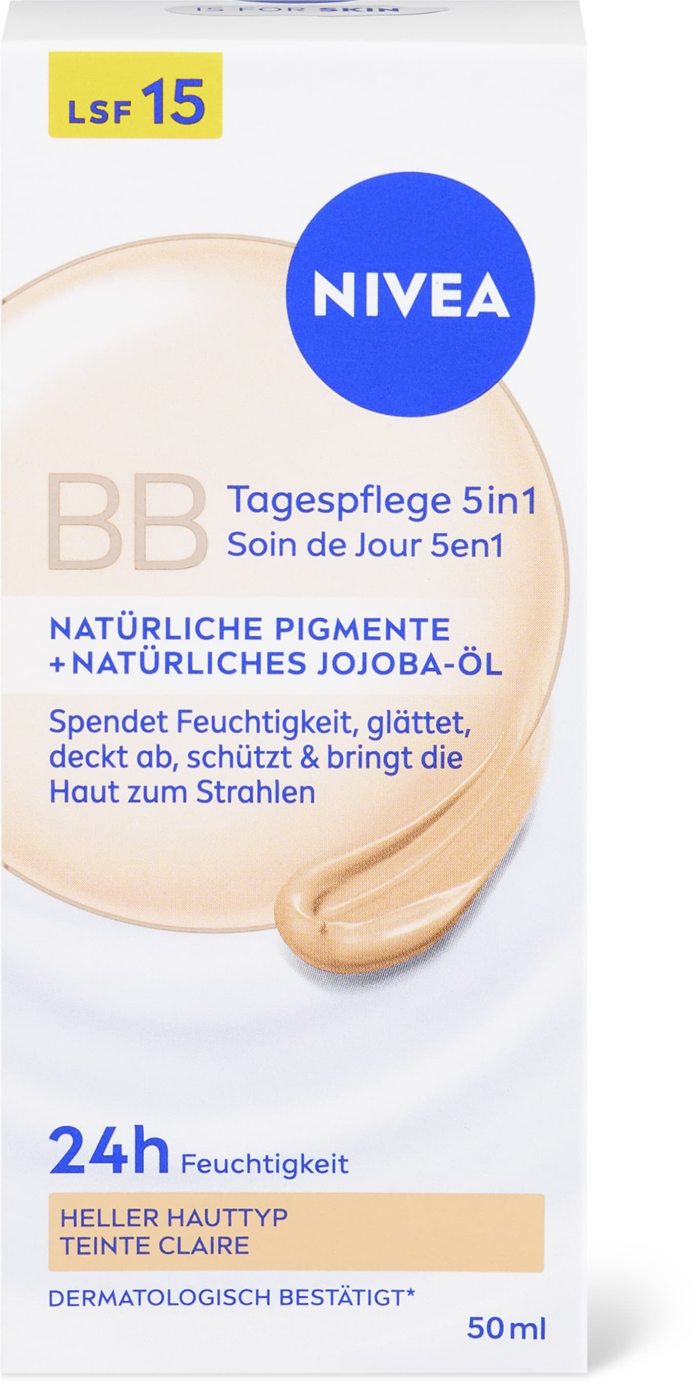 Nivea 5 IN 1 BB Tagespflege 24H Feuchtigkeit 50ml